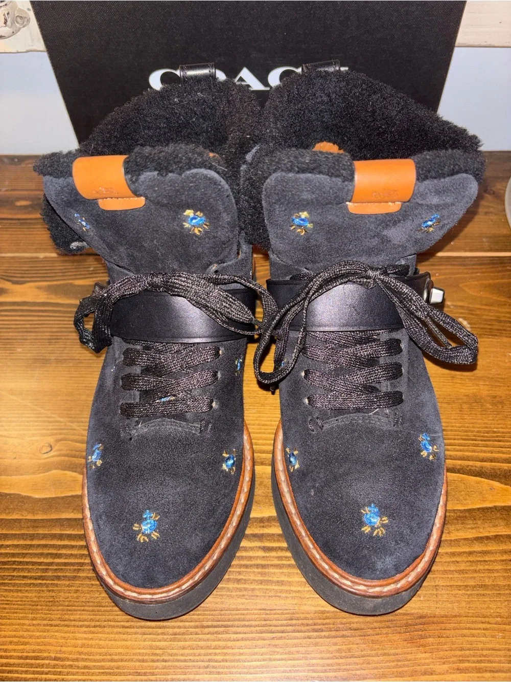 Coach women suede
